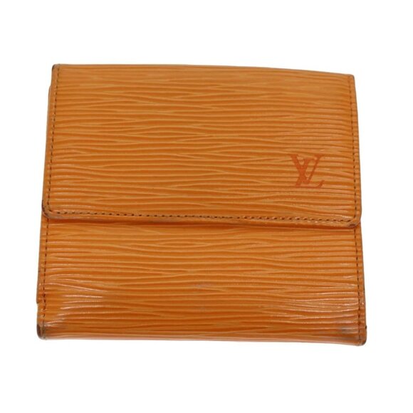 LOUIS VUITTON Epi Portefeuille Elise Wallet Orange Mandarin M6348H LV Auth 82175 - Picture 1 of 14